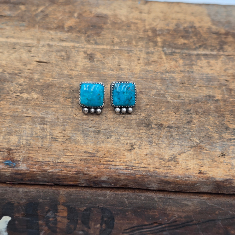 Mina Maria Turquoise Stud Earrings