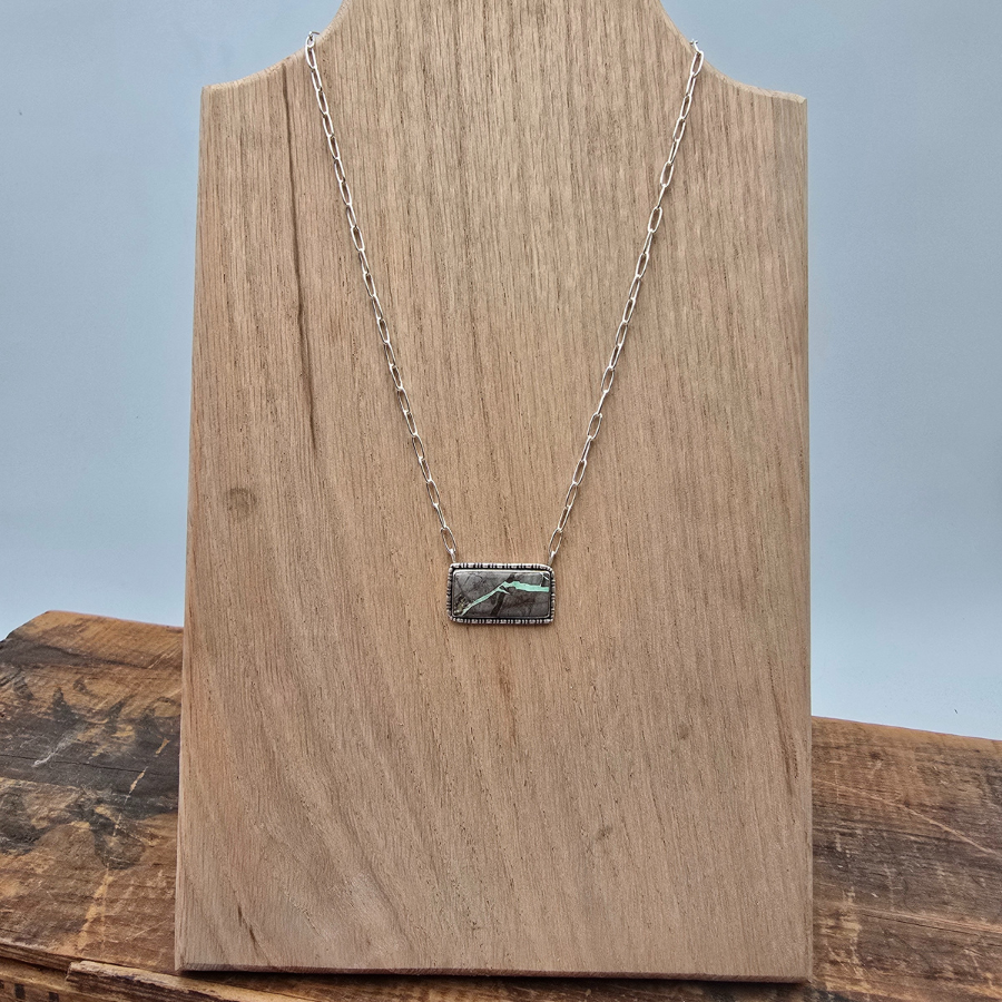 Natural Thunderbird Turquoise Necklace