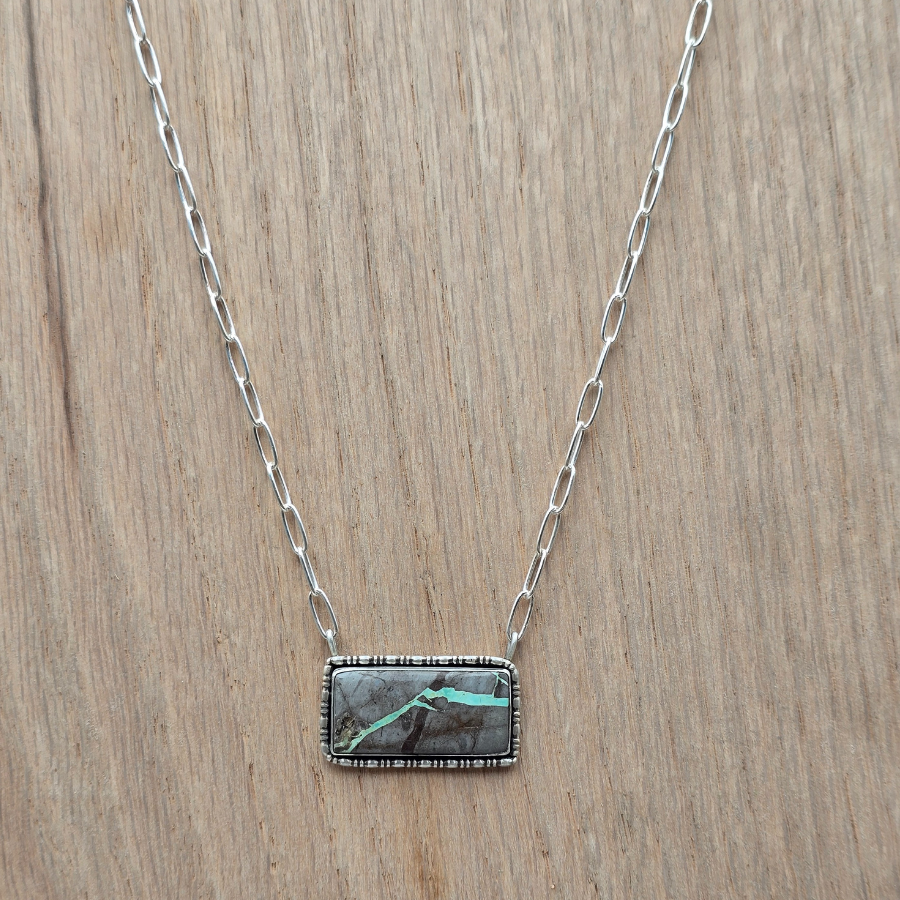 Natural Thunderbird Turquoise Necklace