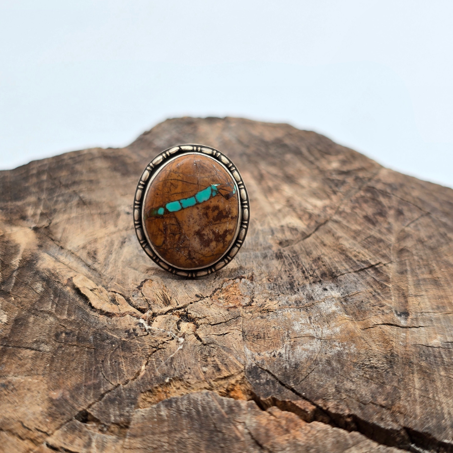 Natural Motezuma Royston Ring