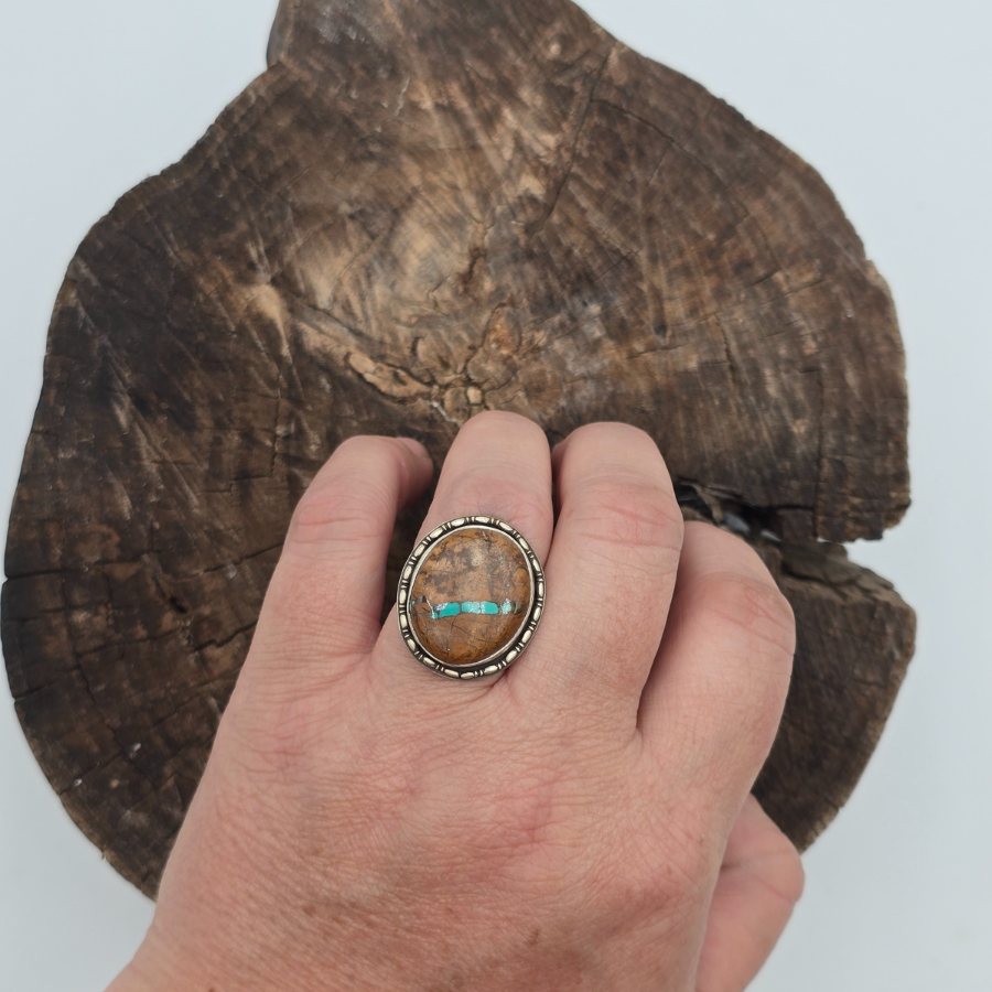 Natural Motezuma Royston Ring