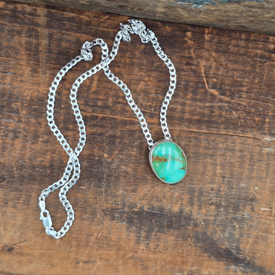 Natural Thunderbird Turquoise Necklace