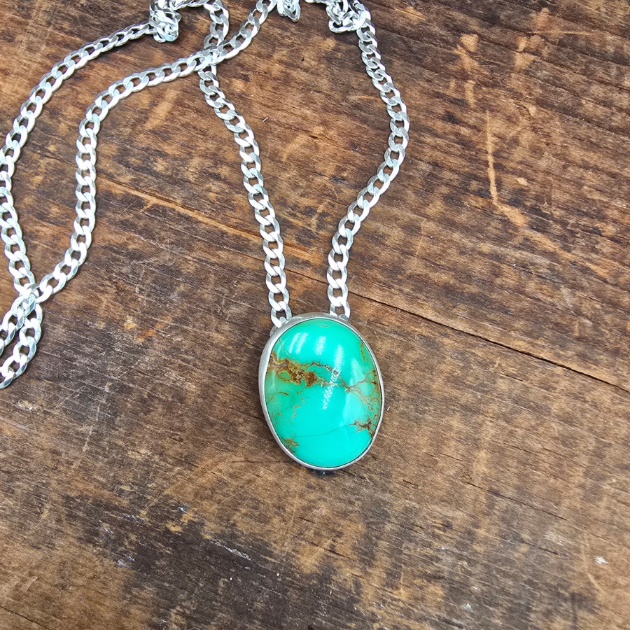 Natural Thunderbird Turquoise Necklace