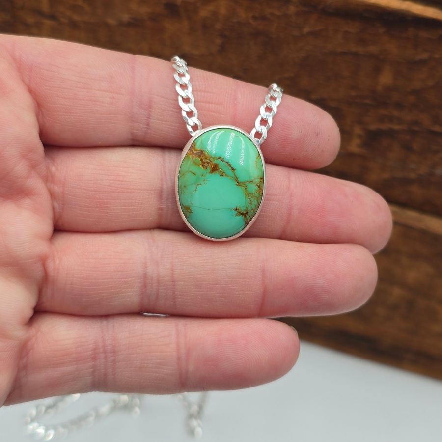 Natural Thunderbird Turquoise Necklace