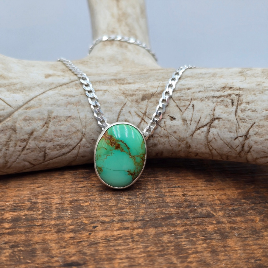 Natural Thunderbird Turquoise Necklace