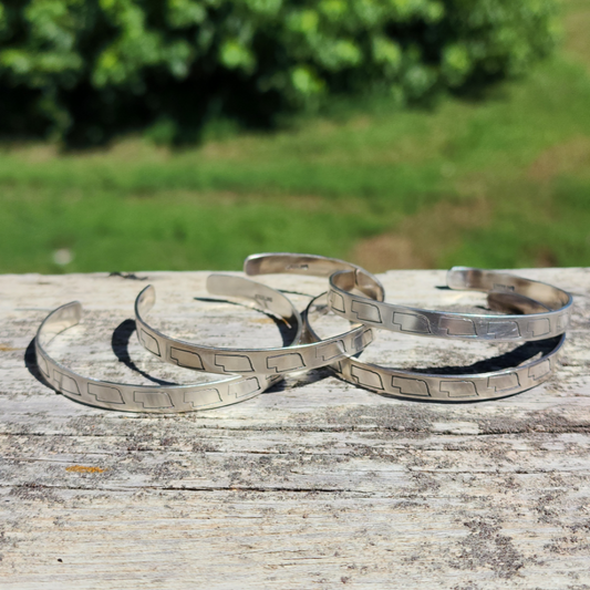 Nebraska Sterling Silver Bracelet | 1/4 in.