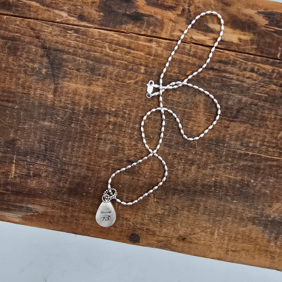 Nila Turquoise Teardrop Necklace