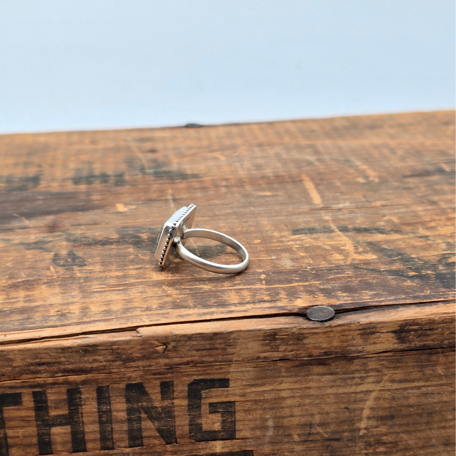 Nila Turquoise Rectangle Ring