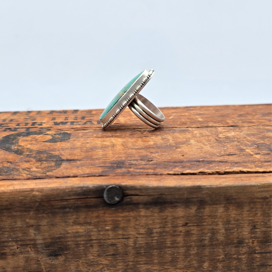 Nila Turquoise, Raindrops and Beads Ring