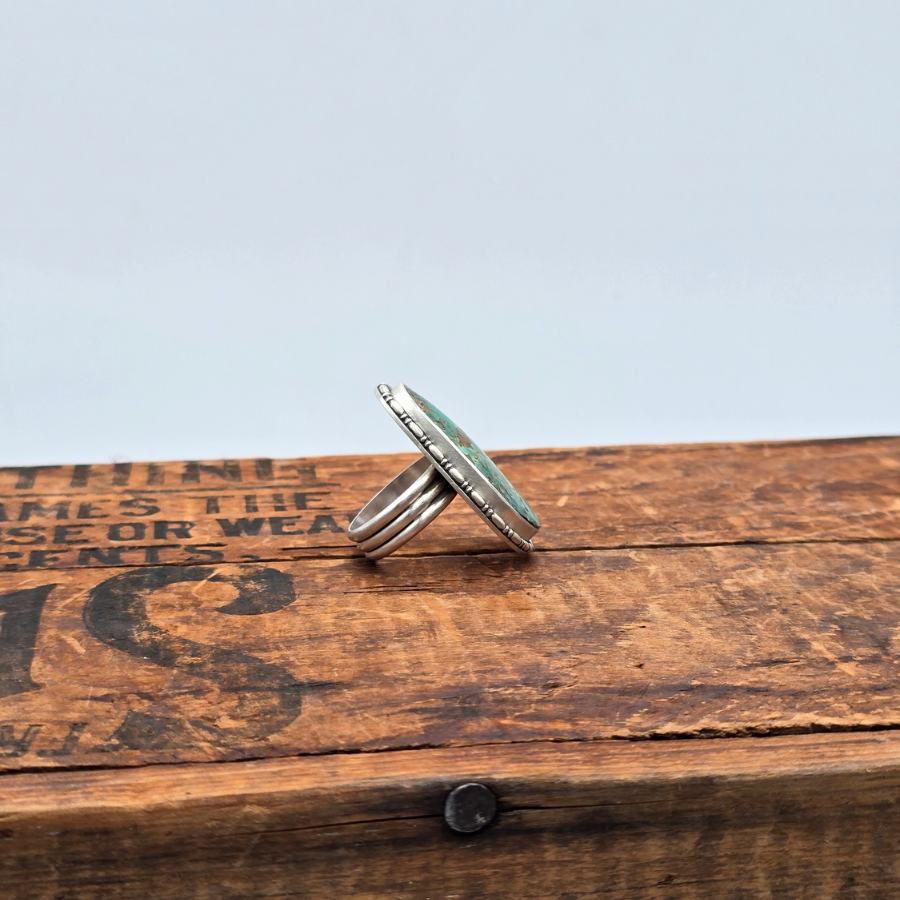 Nila Turquoise, Raindrops and Beads Ring