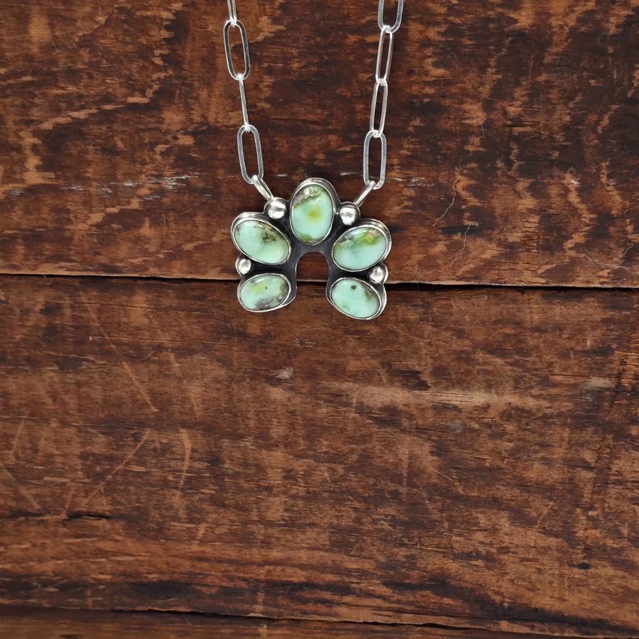 Palomino Variscite Naja Necklace