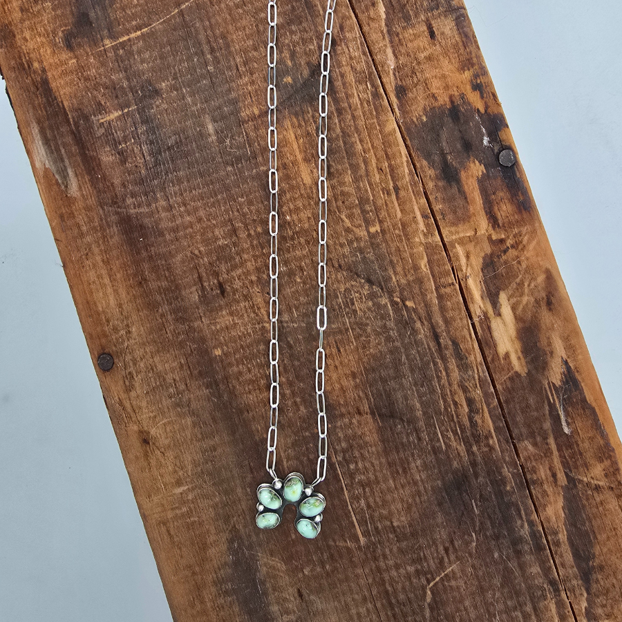 Palomino Variscite Naja Necklace