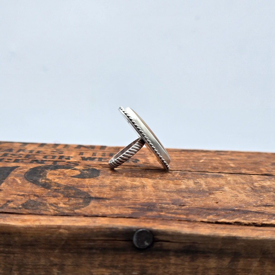 Pilot Mountain Ribbon Turquoise Ring