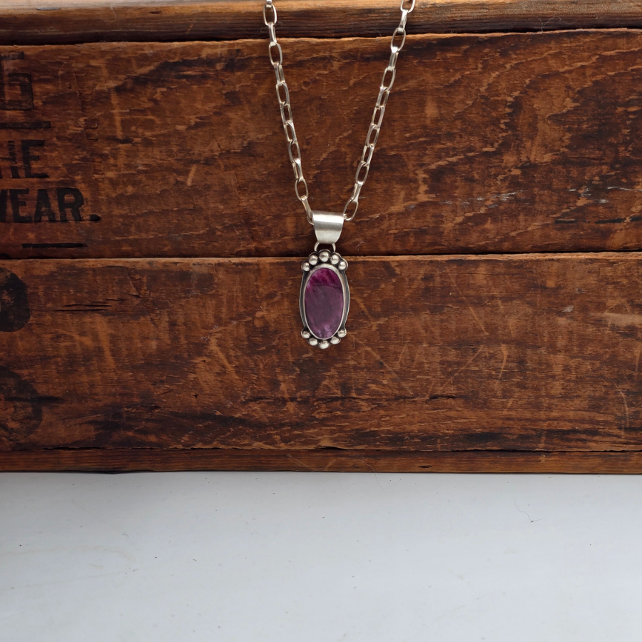 Purple Spiny Oyster Necklace