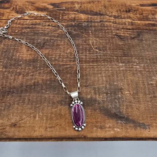 Purple Spiny Oyster Necklace