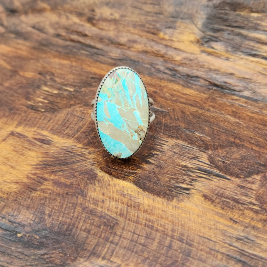 Royston Turquoise Oval Ring