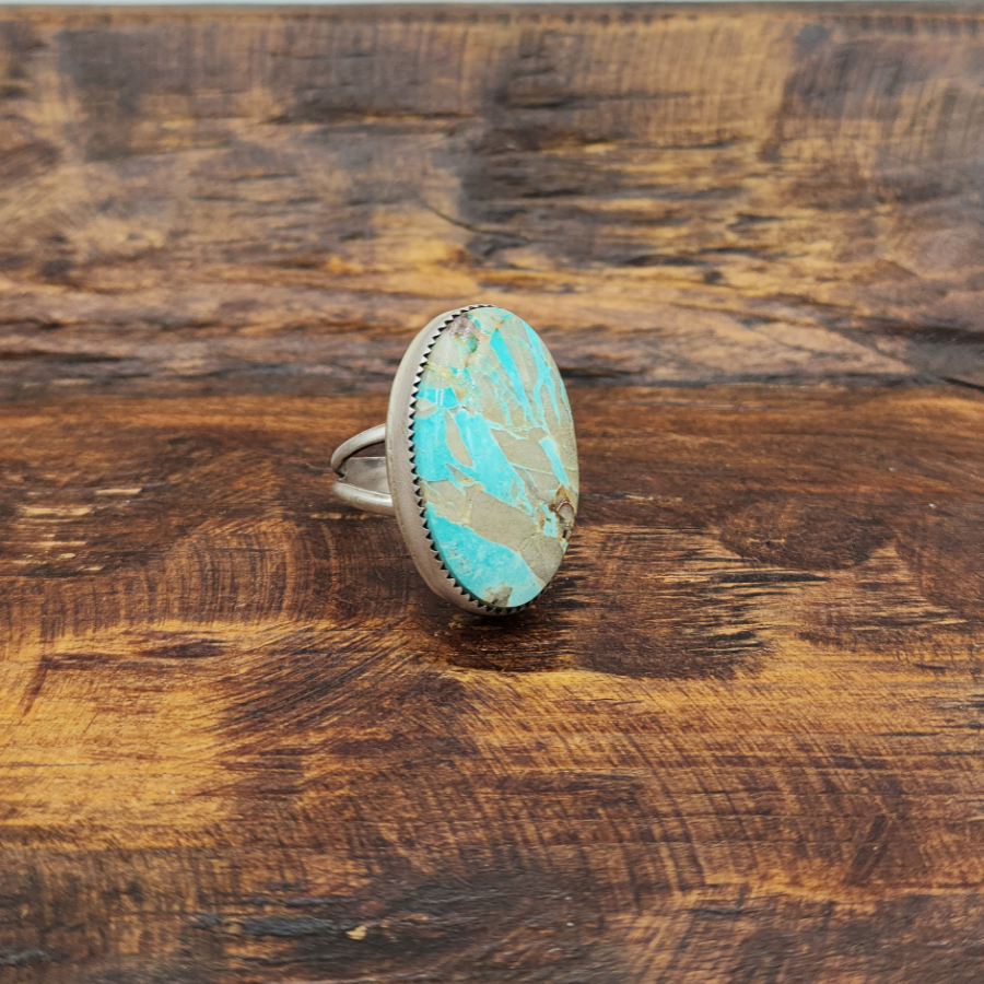 Royston Turquoise Oval Ring