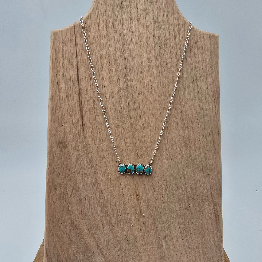 Royston 4 Stone Bar Necklace
