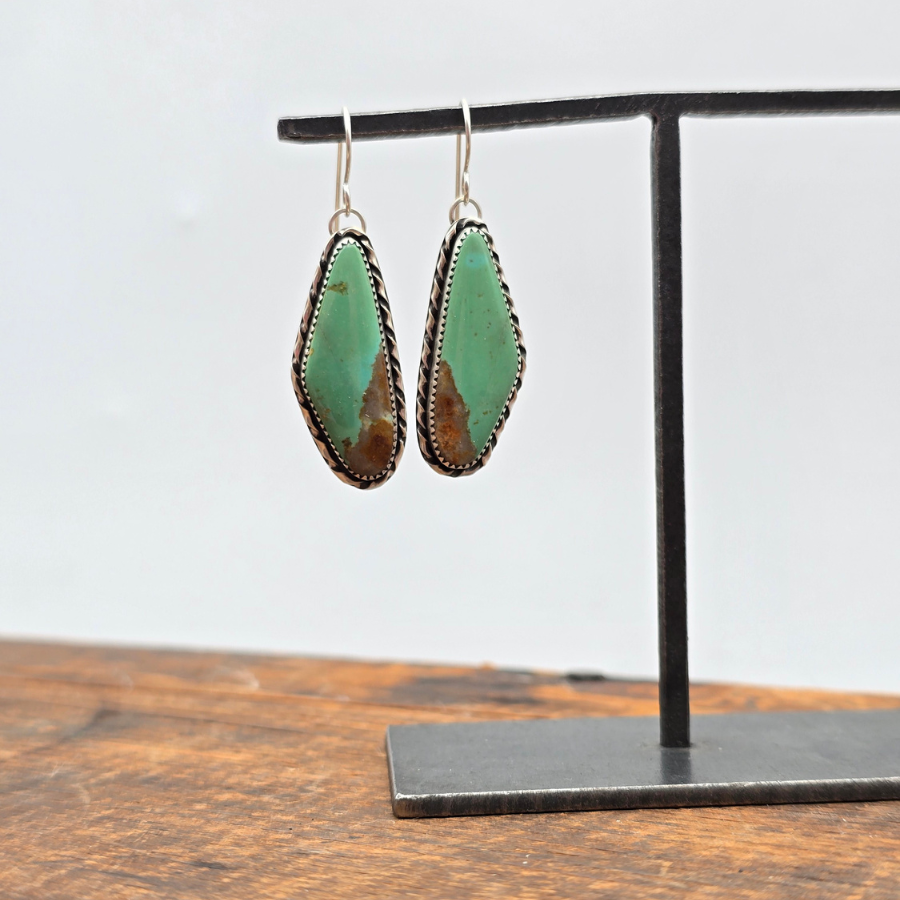 Royston Green Turquoise Earrings