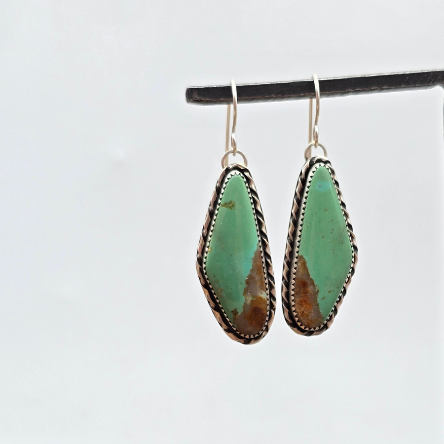 Royston Green Turquoise Earrings
