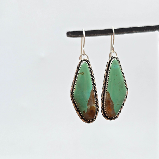 Royston Green Turquoise Earrings