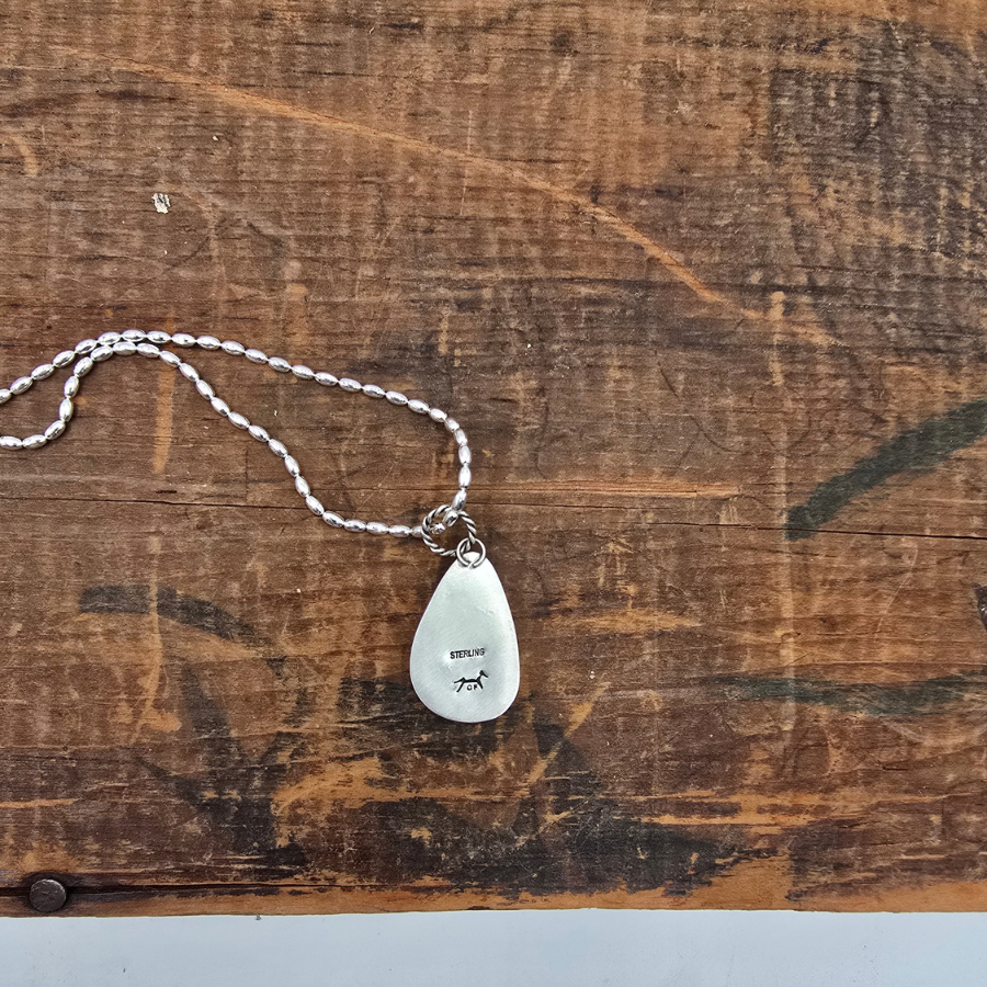 Royston Ribbon Teardrop Necklace
