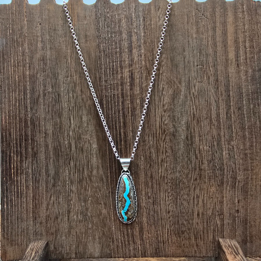 Royston Ribbon Turquoise Necklace