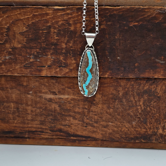 Royston Ribbon Turquoise Necklace