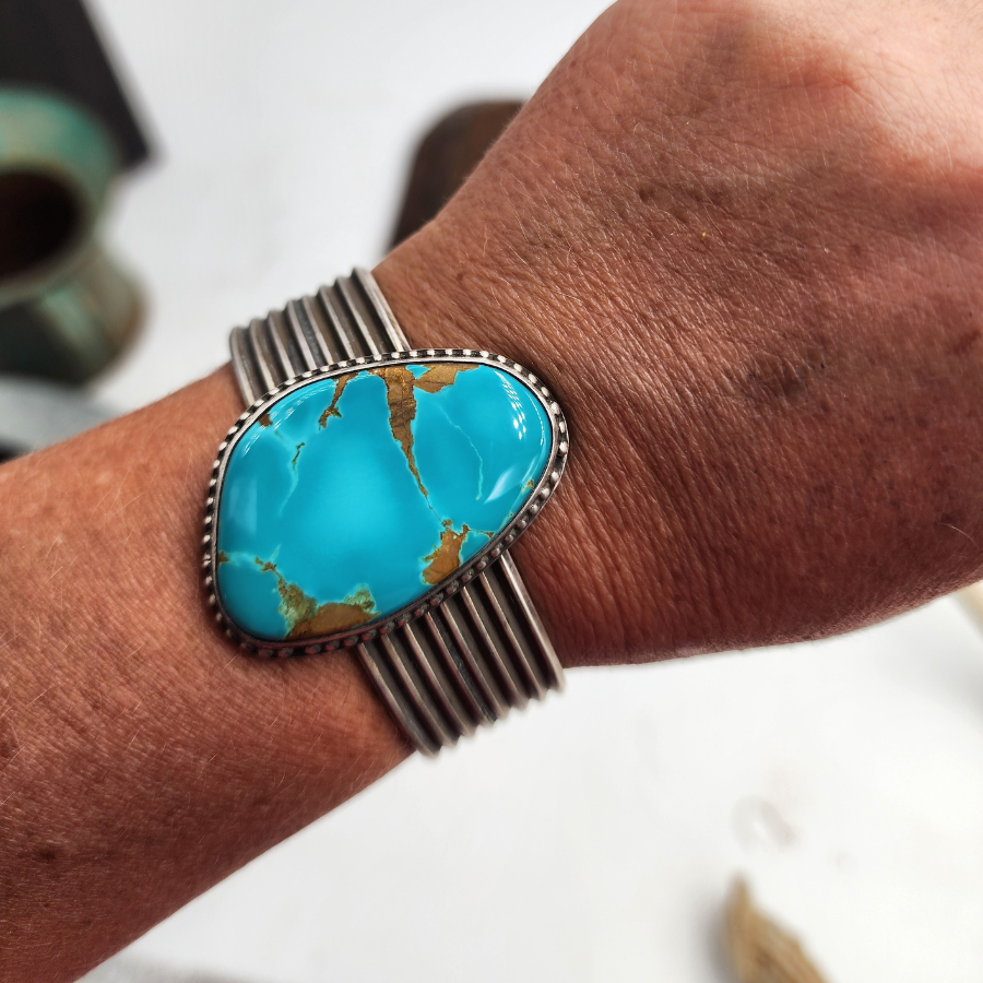 Royston Wide Band Bracelet