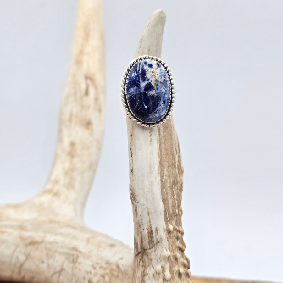 Sodalite Oval Ring