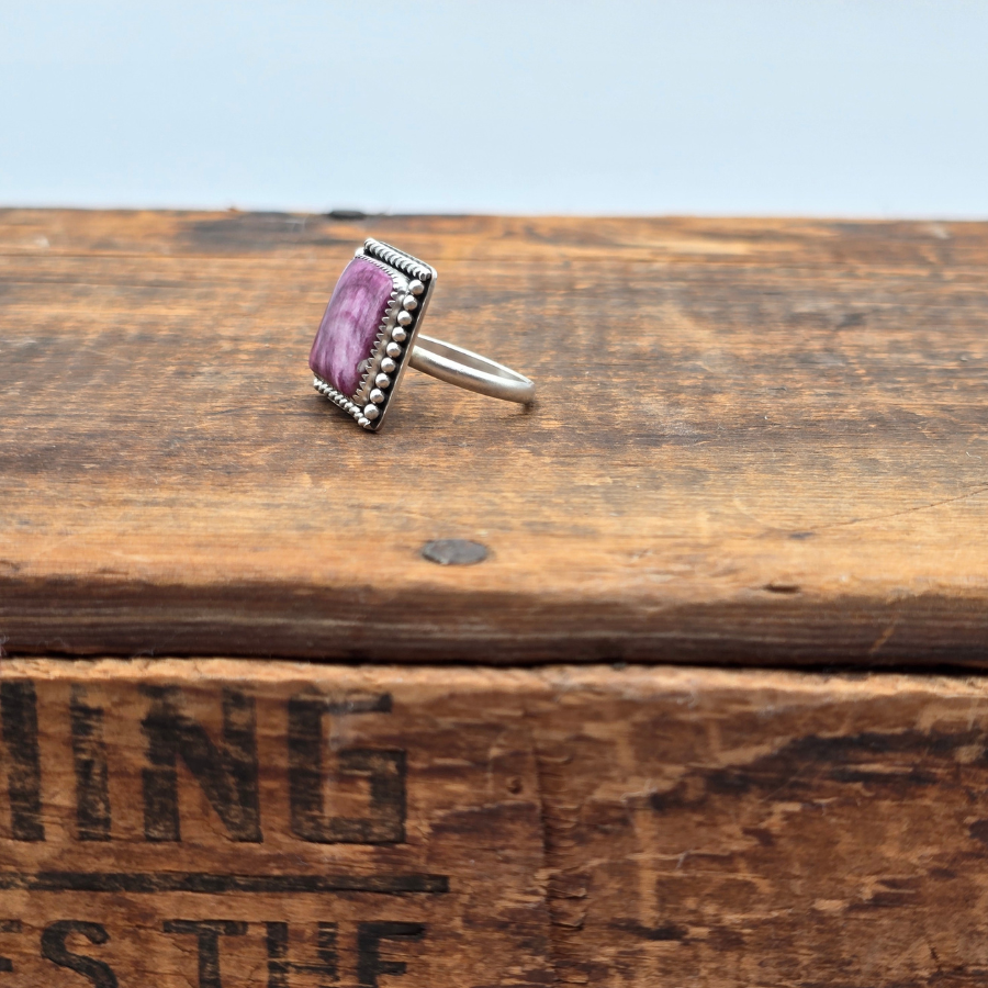 Purple Square Spiny Oyster Ring