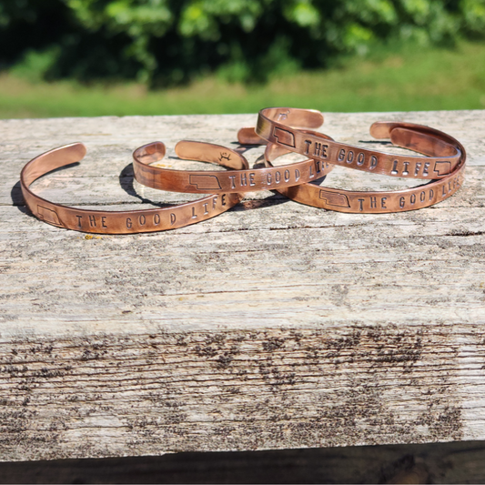 The Good Life Copper Bracelet | 1/4 in.
