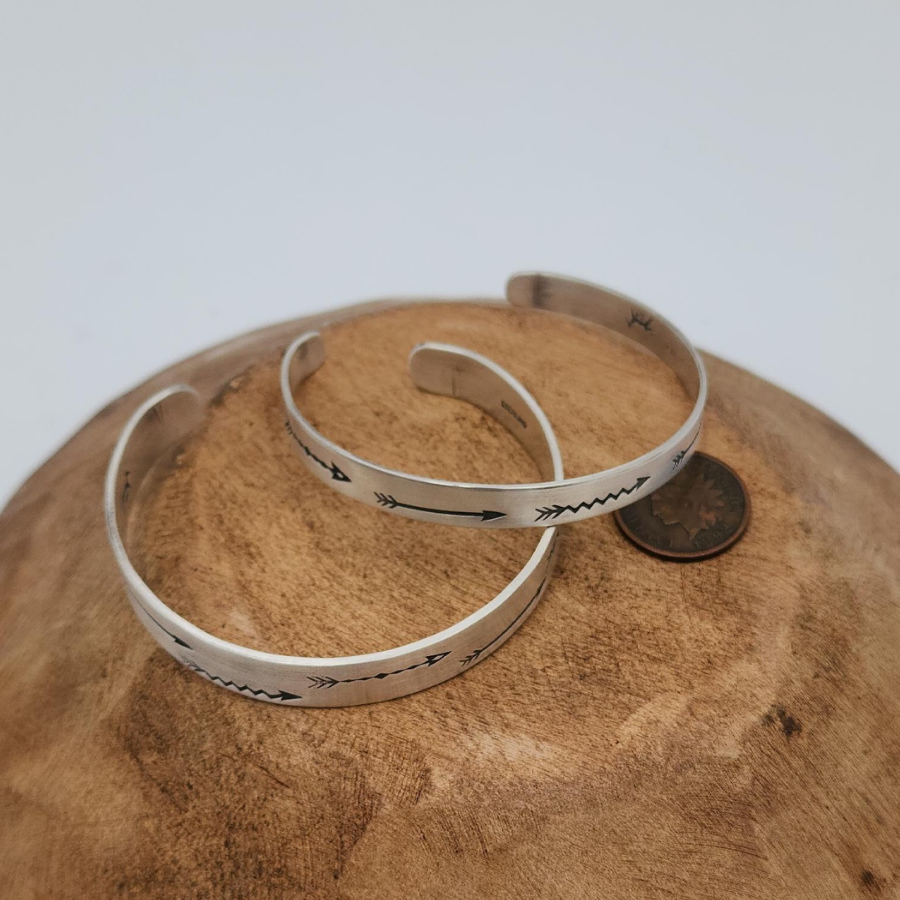 Follow Your Arrow 1/4 in Sterling Silver Bracelet