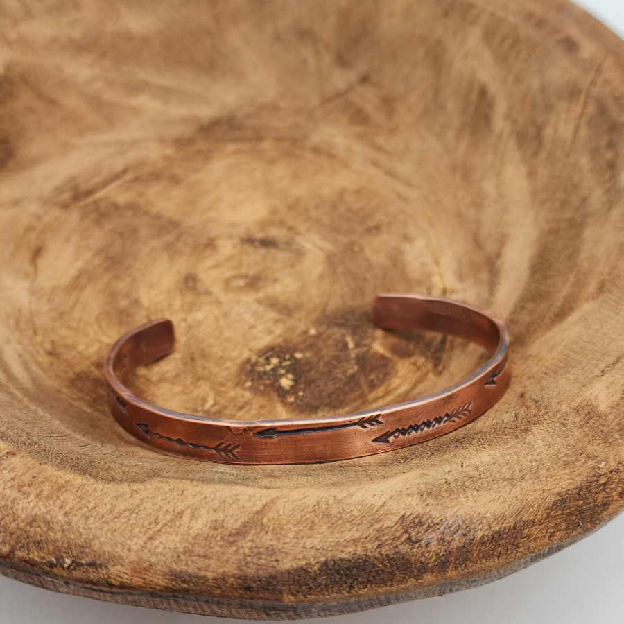 Follow Your Arrow 1/4 in Copper Bracelet