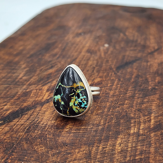 Blackjack Pear Ring