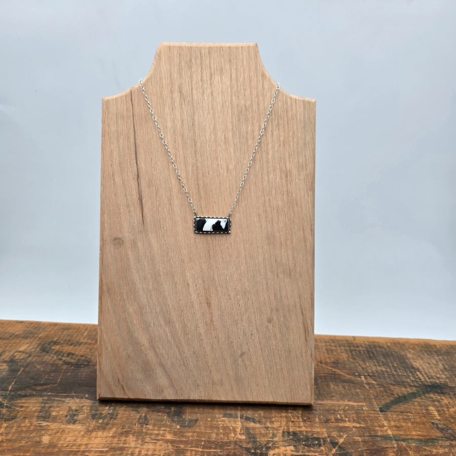 White Buffalo Bar Necklace