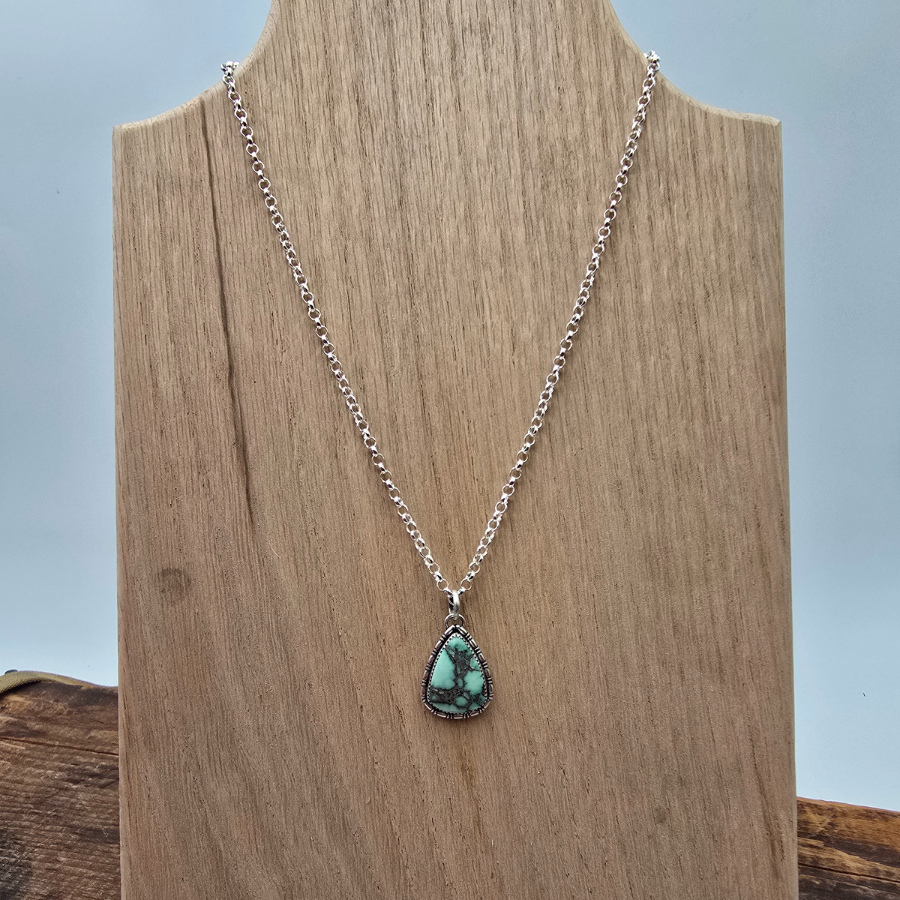 Angel Wing Variscite Necklace