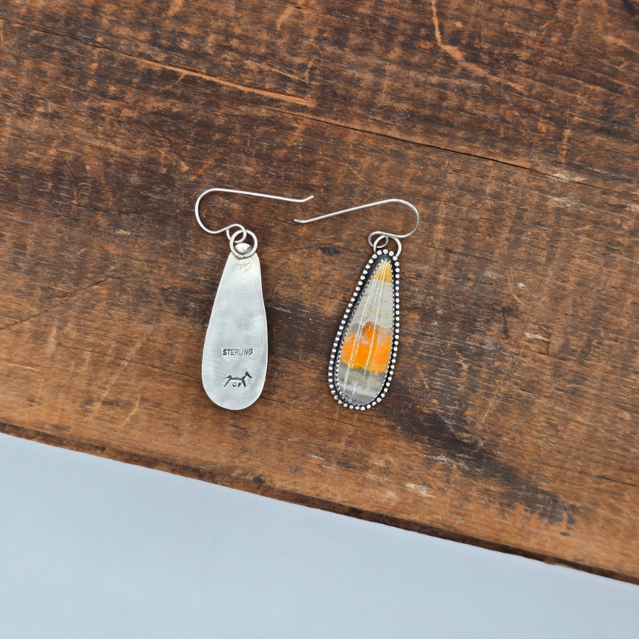 Bumblebee Jasper Earrings