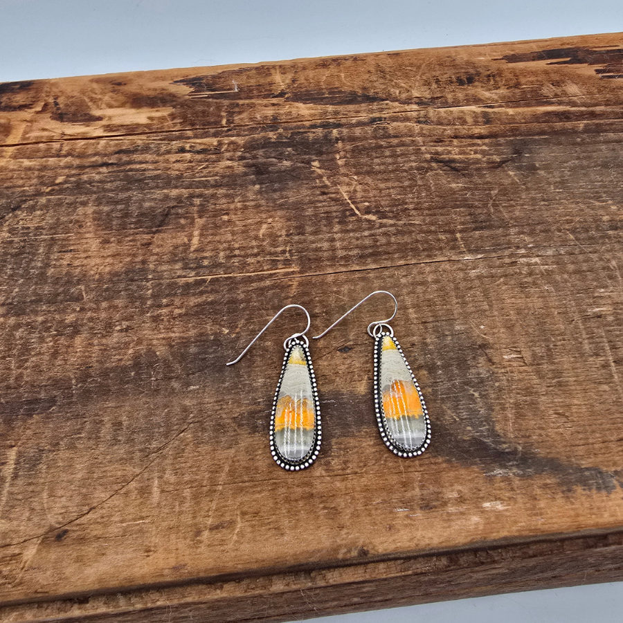 Bumblebee Jasper Earrings