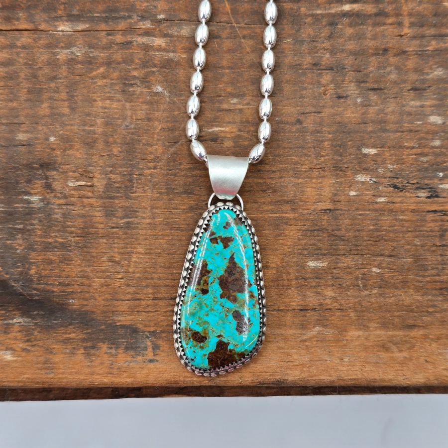 Easter Blue Turquoise Necklace
