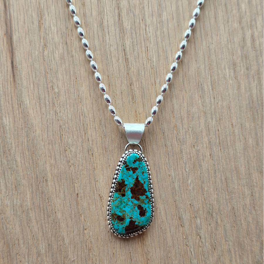 Easter Blue Turquoise Necklace