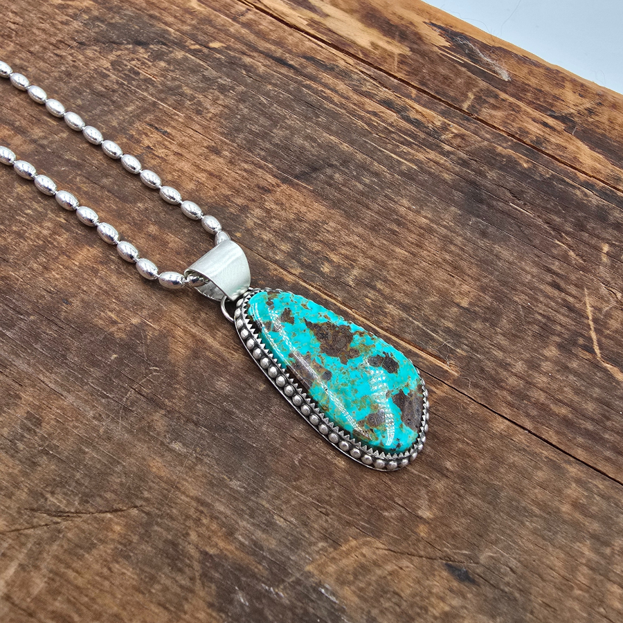 Easter Blue Turquoise Necklace
