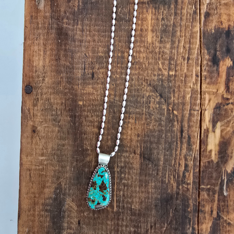 Easter Blue Turquoise Necklace