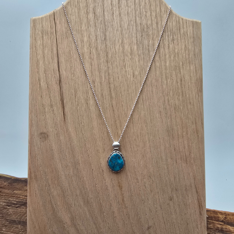 Morenci Turquoise with Pyrite Necklace