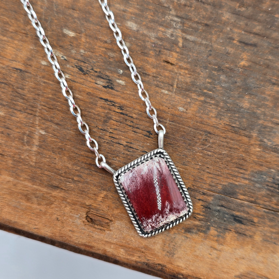 Red Buffalo Necklace