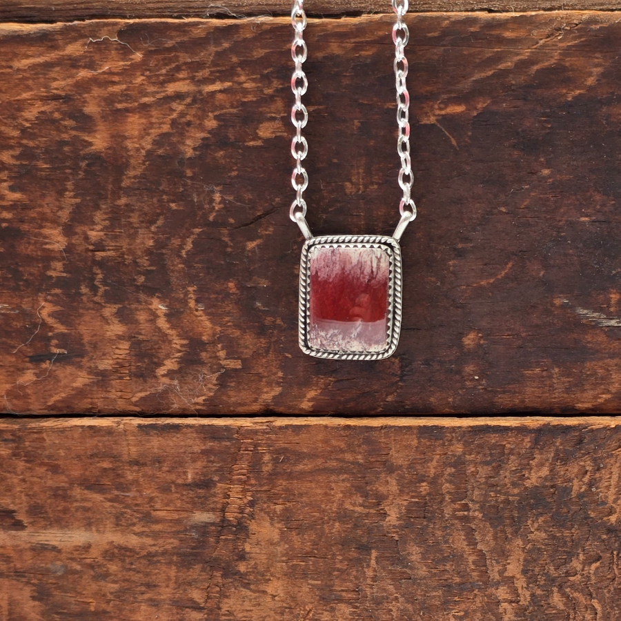 Red Buffalo Necklace