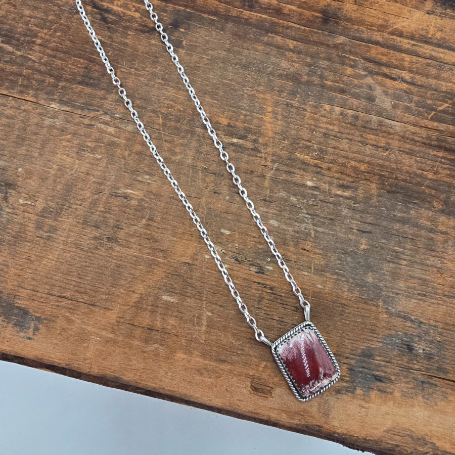 Red Buffalo Necklace