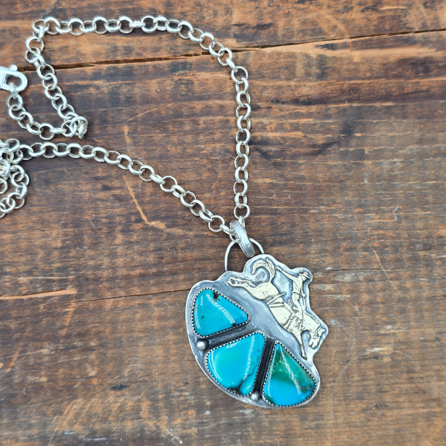 Sierra Bella Turquoise Bucking Horse