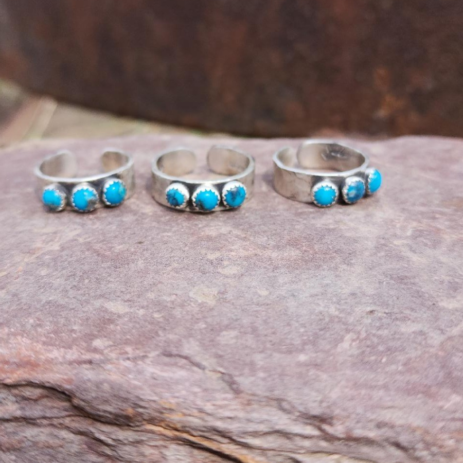 3 Stone Kingman Ring