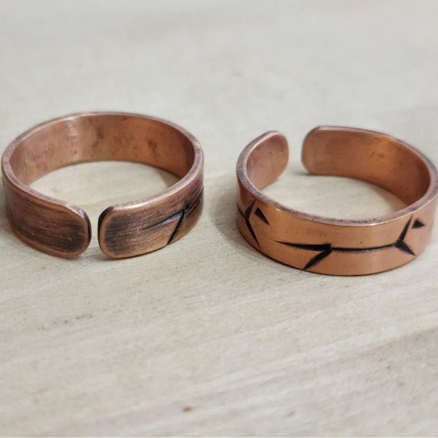 Broken Horse Ring | Copper